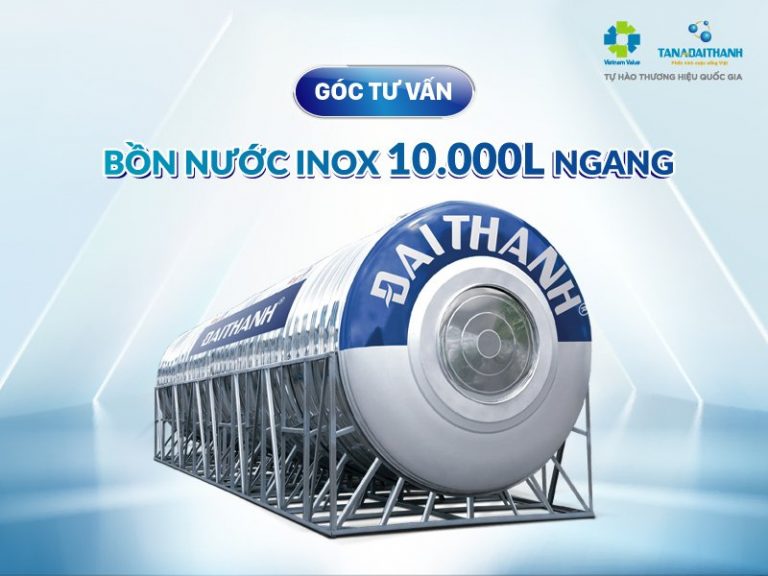 Chọn mua bồn nước inox 10000l, tại sao không?